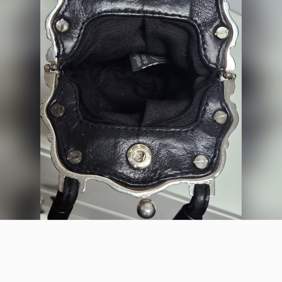 BRIGHTON Leather One World Kisslock VINTAGE Crossbody - Picture 5 of 6